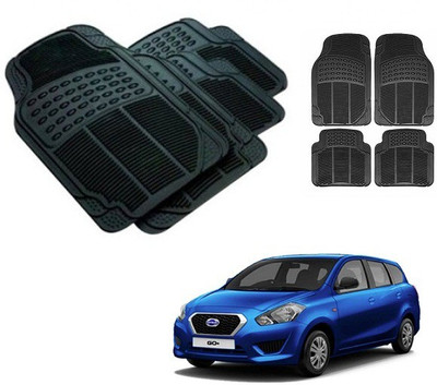 After cars Rubber 3D Mat For  Datsun Go+(Black)
