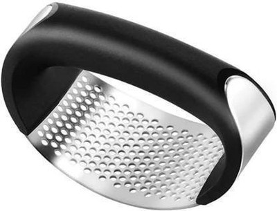 mitsu Multi-Function Manual Garlic Press Grinding Slicer - Stainless Steel Garlic Mincer Crusher, Peeler and Chopper with Handle Electric Vegetable & Fruit Chopper (Multi-Function Manual Garlic Press) Vegetable & Fruit Chopper(1)