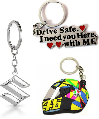 ShopTop Drive Safe and and 46 Suzukeefans Key Chain Key Chain