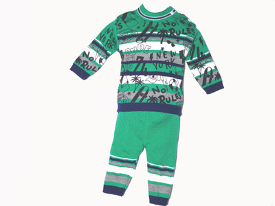 SAMJHO FASHION Baby Boys & Baby Girls Casual Sweater Pyjama(GREEN)