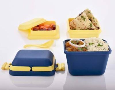 Analog Kitchenware Lunch Box 3 Containers Lunch Box(800 ml)