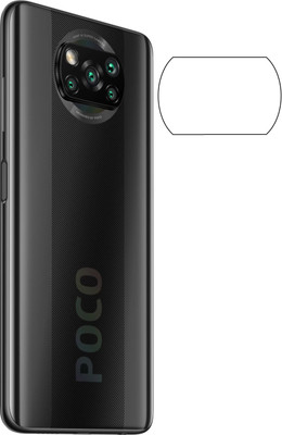 Min Back Camera Lens Glass Protector for Poco X3(Pack of: 1)