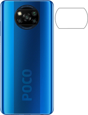 Min Back Camera Lens Glass Protector for Poco X3(Pack of: 1)