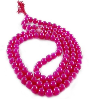 RATAN BAZAAR Ruby Beads Mala Manik Natural Beads Certified Stones Astrological Purpose for men & women Beads Stone Chain