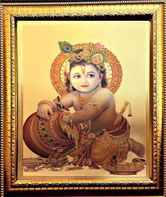 CRAFTSCORNER KRISHNA Religious Frame