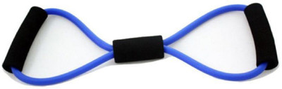 JOJO NATION A Yoga Soft Expander Latex Figure 8- Shape Yoga Fitness Workout Toning Resistance Resistance Tube(Blue)