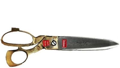 satish MEERUT DELUXE SCISSORS NO.9 Scissors(Set of 1, GOLDEN, Silver)