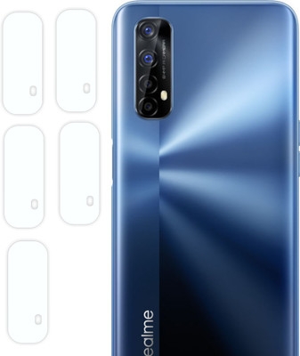 raxxy Back Camera Lens Glass Protector for Realme 7, Realme Narzo 20 Pro(Pack of: 5)