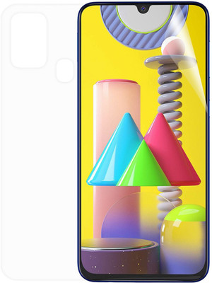 CASE CREATION Front and Back Screen Guard for Samsung Galaxy M31(Pack of 2)