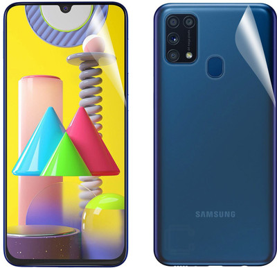CASE CREATION Front and Back Screen Guard for Samsung Galaxy M31(Pack of 2)