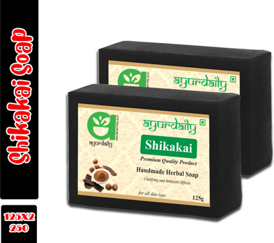 Ayurdaily Herbal Shikakai Soap(2 x 125 g)