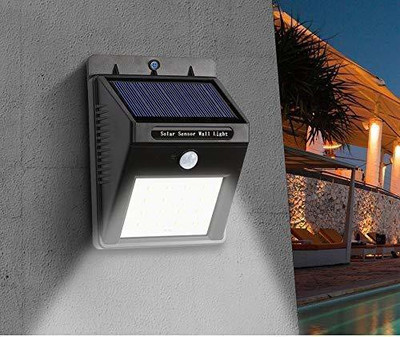 oneexport Outdoor Security Lights with Motion Sensor Solar Powered Wireless Solar Light Set(Wall Mounted Pack of 1)