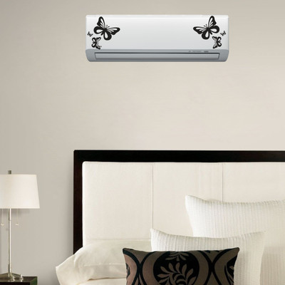 K2A Studio 30 cm Multi Color Decorative Air conditioner Sticker - AC Sticker_PCAC108 Self Adhesive Sticker(Pack of 1)
