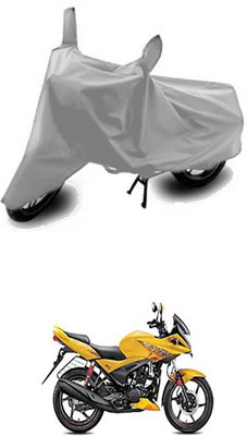 WildKraftZ Two Wheeler Cover for Hero(Ignitor, Silver)