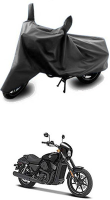 WildKraftZ Two Wheeler Cover for Harley Davidson(Grey)