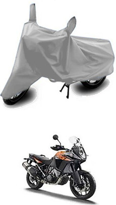 WildKraftZ Two Wheeler Cover for KTM(Silver)