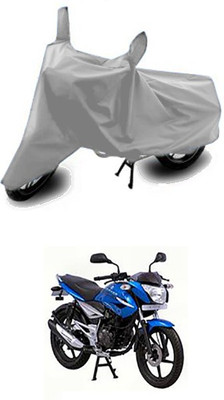 WildKraftZ Two Wheeler Cover for Bajaj(Silver)