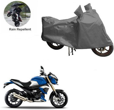 RPSENTTERPR Waterproof Two Wheeler Cover for Mahindra(MOJO XT 300, Grey)