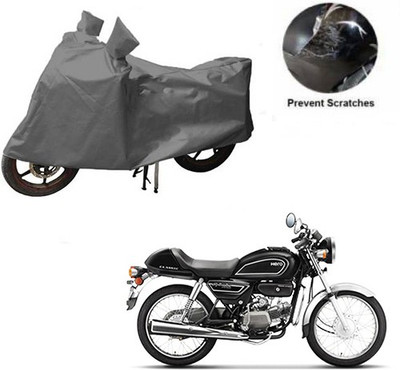 MOTOWORLD Waterproof Two Wheeler Cover for Hero(Splendor Pro Classic, Grey)