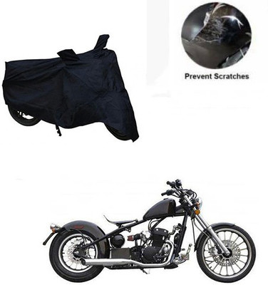 RPSENTTERPR Waterproof Two Wheeler Cover for Harley Davidson(Bobber 350, Black)