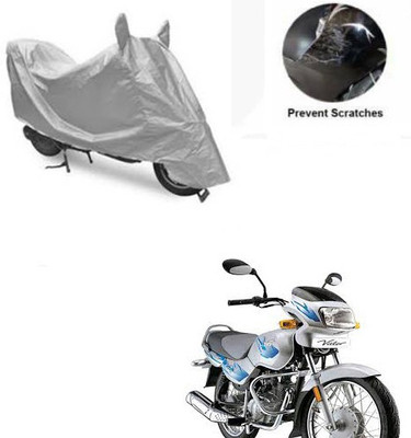RPSENTTERPR Waterproof Two Wheeler Cover for TVS(Victor GLX, Silver)
