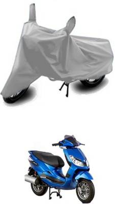 Wadhwa Creations Two Wheeler Cover for Bajaj(Sunny, Silver)