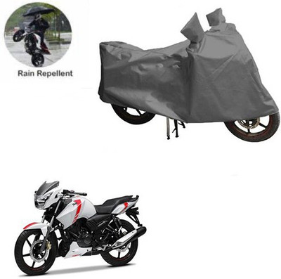 RPSENTTERPR Waterproof Two Wheeler Cover for TVS(Apache RTR 160, Grey)