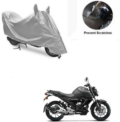RPSENTTERPR Waterproof Two Wheeler Cover for Yamaha(FZ, Silver)