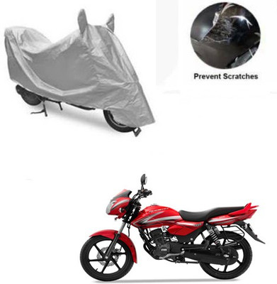 RPSENTTERPR Waterproof Two Wheeler Cover for TVS(Phoenix, Silver)