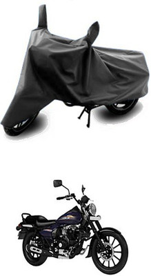Wadhwa Creations Two Wheeler Cover for Bajaj(Avenger 150 Street, Grey)