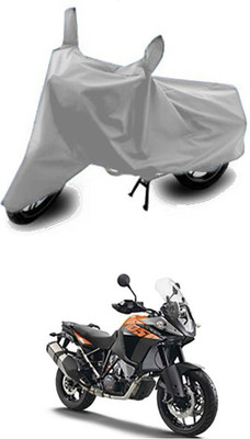 WildKraftZ Two Wheeler Cover for KTM(Silver)