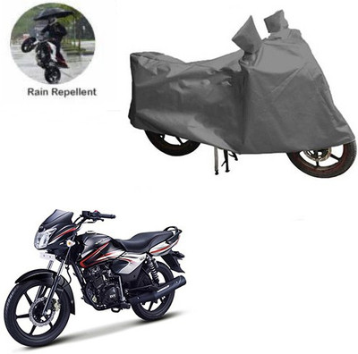 MOTOWORLD Waterproof Two Wheeler Cover for TVS(Phoenix 125, Grey)