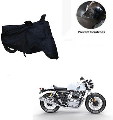 RPSENTTERPR Waterproof Two Wheeler Cover for Royal Enfield(Continental GT, Black)