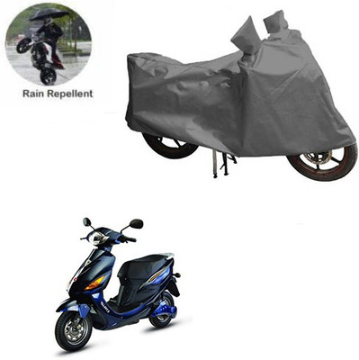 RPSENTTERPR Waterproof Two Wheeler Cover for Hero(Electric Cruz, Grey)