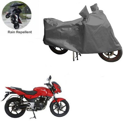 MOTOWORLD Waterproof Two Wheeler Cover for Bajaj(Pulsar 200 NS DTS-i, Grey)