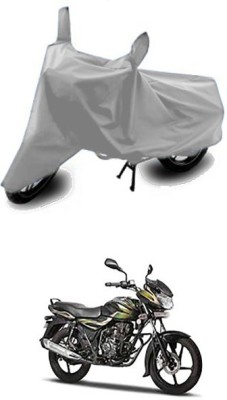 Wadhwa Creations Two Wheeler Cover for Bajaj(Silver)