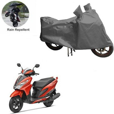 MOTOWORLD Waterproof Two Wheeler Cover for Honda(Grazia, Grey)