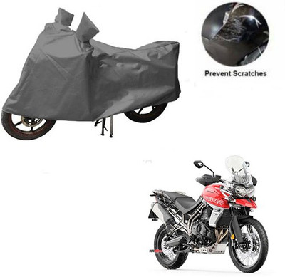 RPSENTTERPR Waterproof Two Wheeler Cover for Triumph(Tiger 800 XCA, Grey)