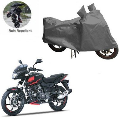 MOTOWORLD Waterproof Two Wheeler Cover for Bajaj(Pulsar 180 DTS-i, Grey)