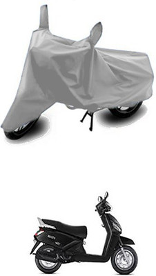 WildKraftZ Two Wheeler Cover for Mahindra(Silver)