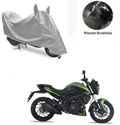 RPSENTTERPR Waterproof Two Wheeler Cover for Bajaj(Dominar, Silver)
