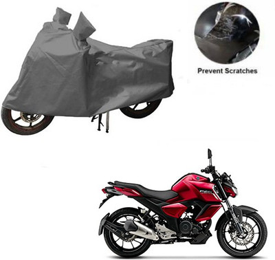 MOTOWORLD Waterproof Two Wheeler Cover for Yamaha(FZ-S, Grey)