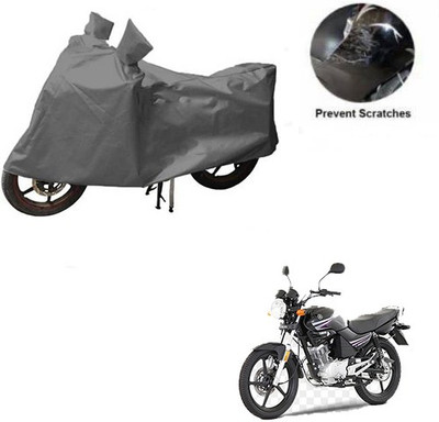 MOTOWORLD Waterproof Two Wheeler Cover for Yamaha(Libero, Grey)