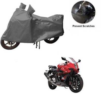 RPSENTTERPR Waterproof Two Wheeler Cover for Hyosung(GT650R, Grey)