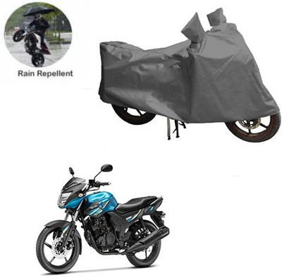 MOTOWORLD Waterproof Two Wheeler Cover for Yamaha(SZ-RR, Grey)