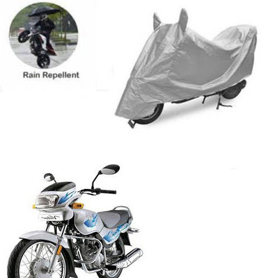 RPSENTTERPR Waterproof Two Wheeler Cover for TVS(Victor GLX, Silver)