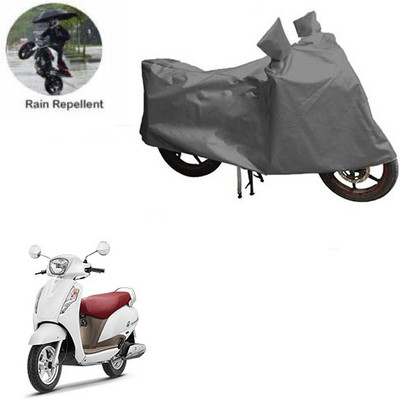 RPSENTTERPR Waterproof Two Wheeler Cover for Suzuki(Access, Grey)