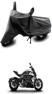 WildKraftZ Two Wheeler Cover for Ducati(Grey)