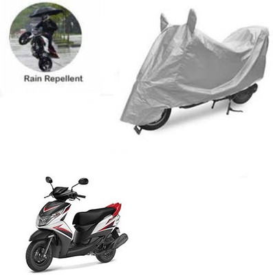 RPSENTTERPR Waterproof Two Wheeler Cover for Yamaha(Ray Z, Silver)