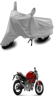 Wadhwa Creations Two Wheeler Cover for Ducati(Monster 795, Silver)